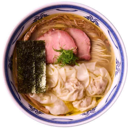 Shio Ramen w/ Wontons