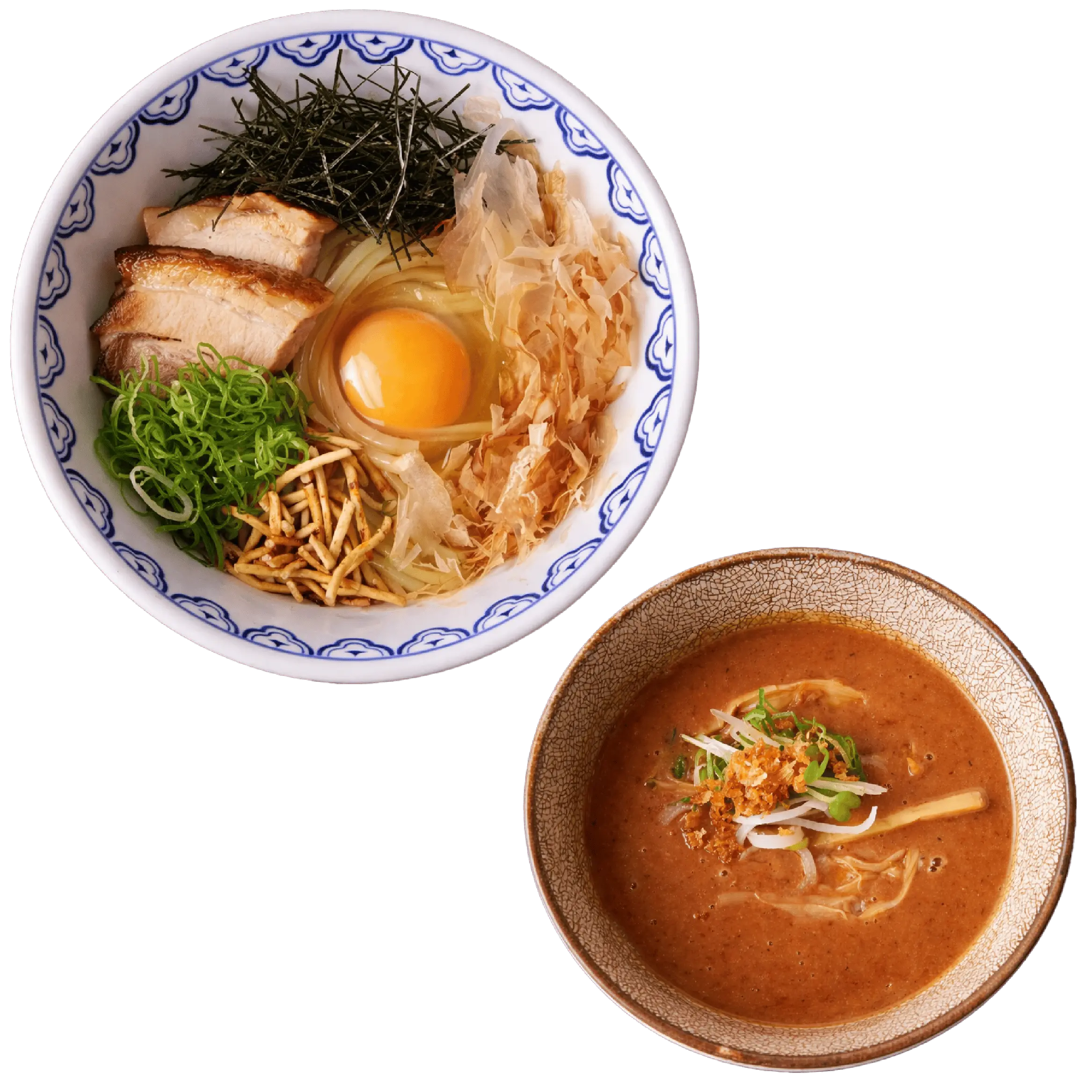 釜玉つけ麺