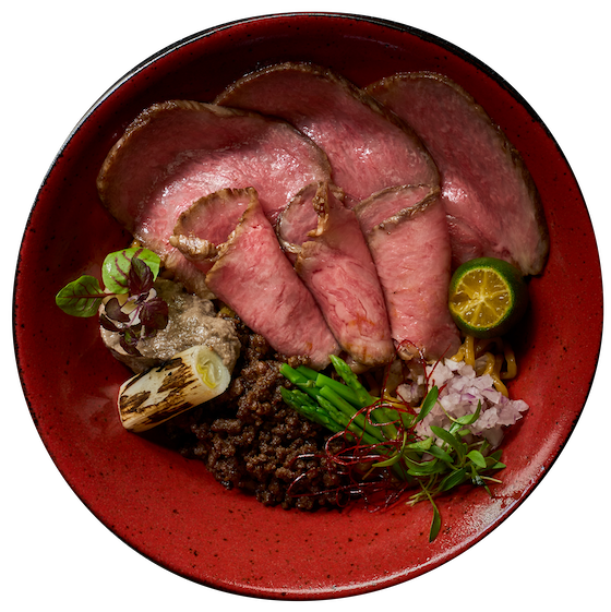 A5和牛醤油油そば