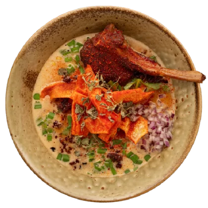 Spicy Lamb Miso w/ Lamb Chop