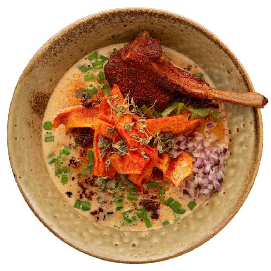Spicy Lamb Miso w/ Lamb Chop