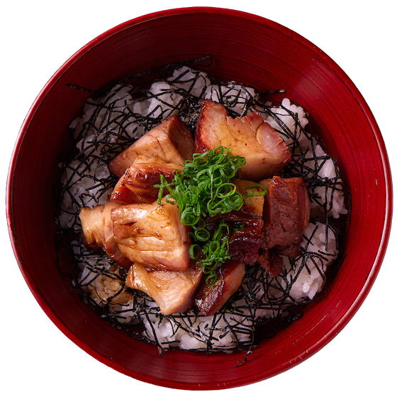 2種の豚チャーシューごはん