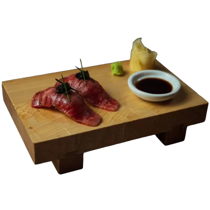 A5 Wagyu w/ Caviar (2/pc.)