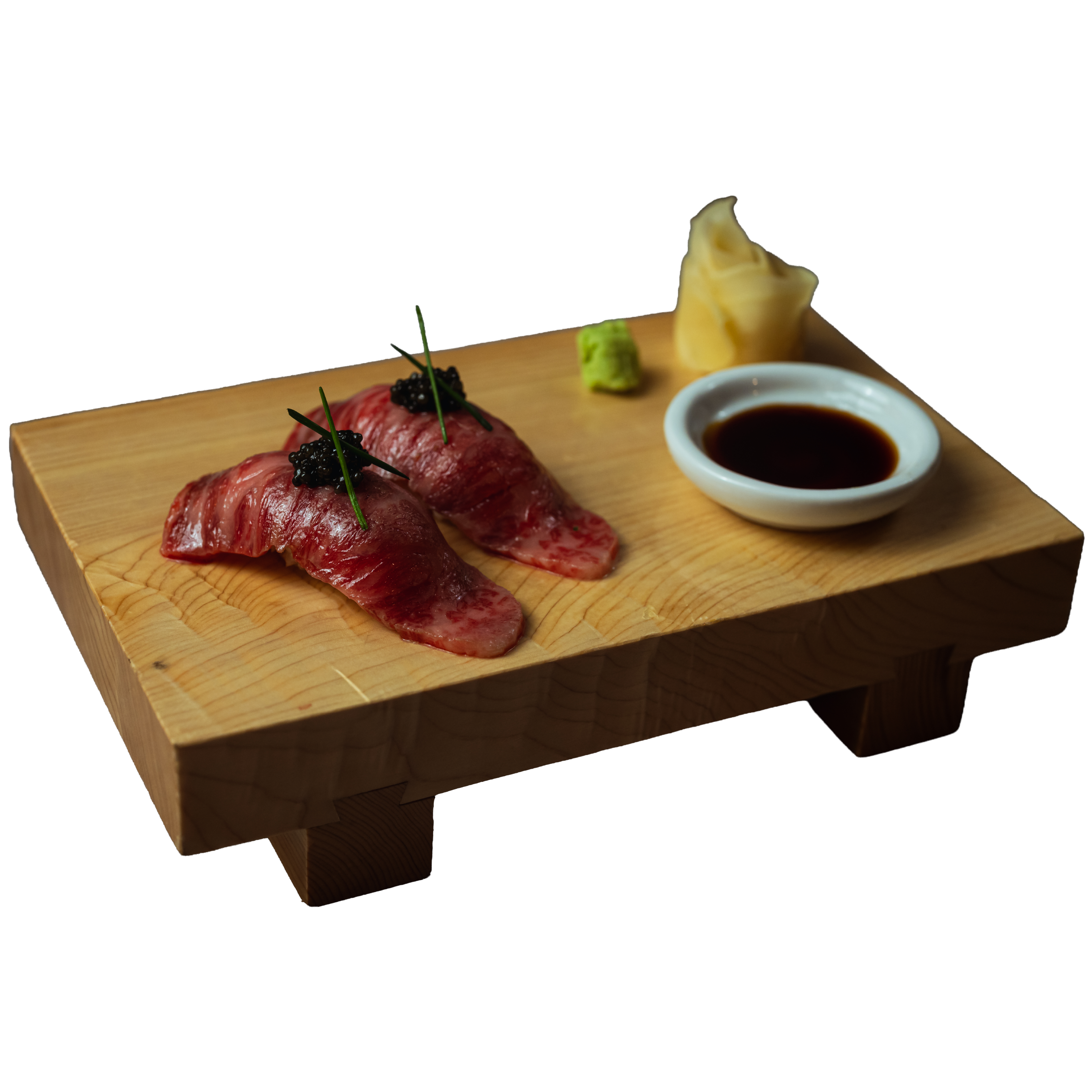 A5 Wagyu w/ Caviar (2/pc.)