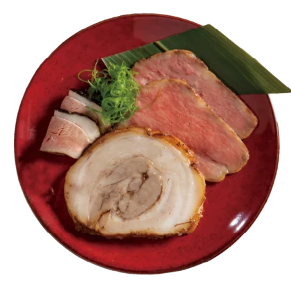 Three Kinds Of Chashu　3種のチャーシュー