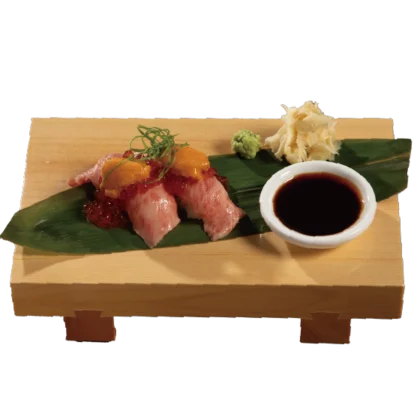 A5和牛ウニ・いくらにぎり