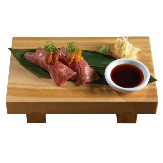 A5 Wagyu Uni　A5和牛ウニにぎり