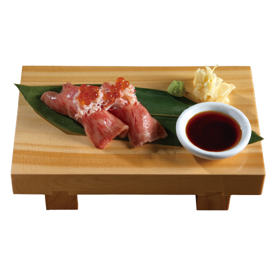 A5 Wagyu Kani Ikura　A5和牛カニ・いくらにぎり