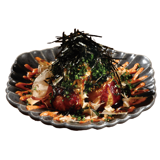 Mentaiko Takoyaki　明太子たこ焼き
