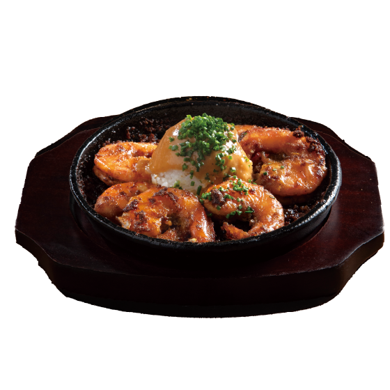 Teppan Grilled Garlic Shrimps　ガーリックシュリンプ